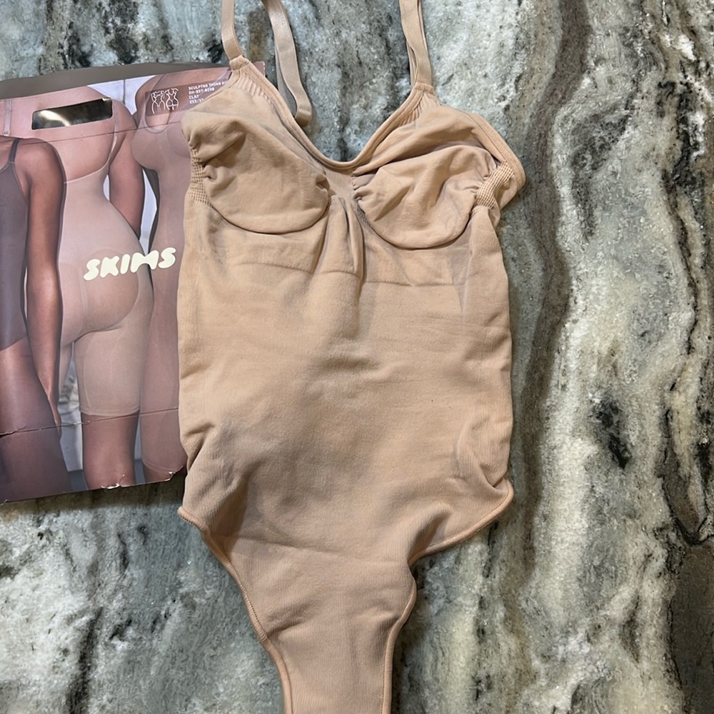 SKIMS Sculpting Thong Bodysuit